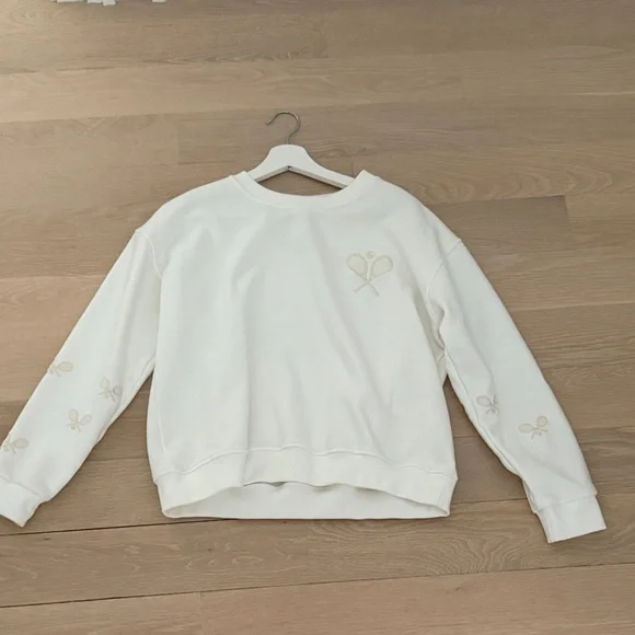 Courtlife  Tennis Embroidered Sweatshirt - Picture 2 of 4